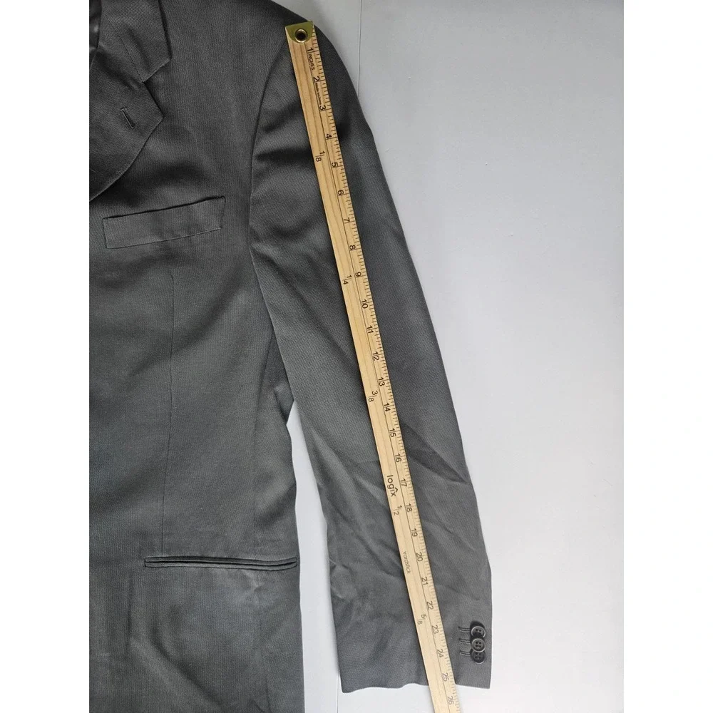 Giorgio Armani Le Collezioni Men's Grey Three Button Blazer 46R
